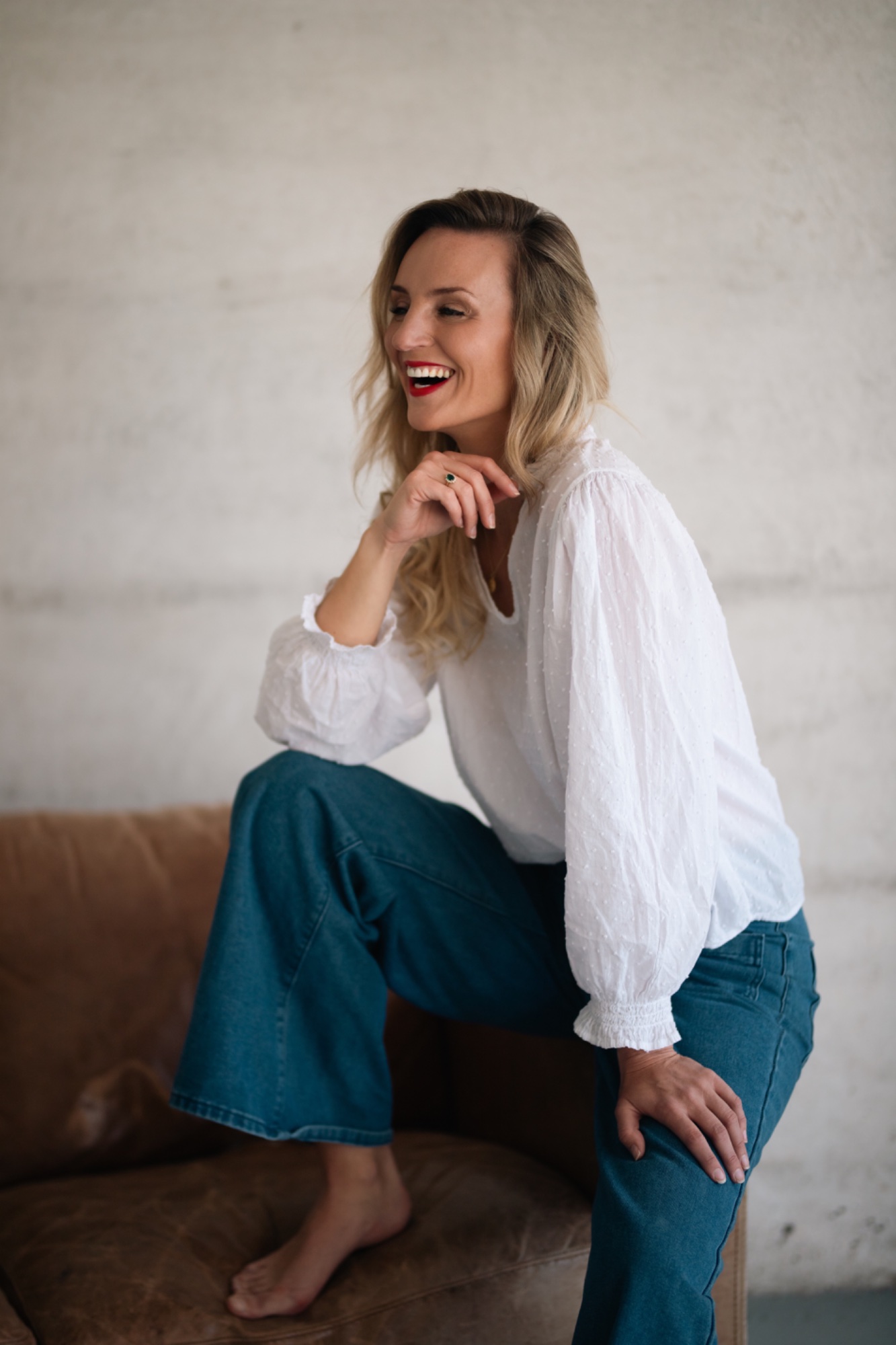 Alice Janáková se směje