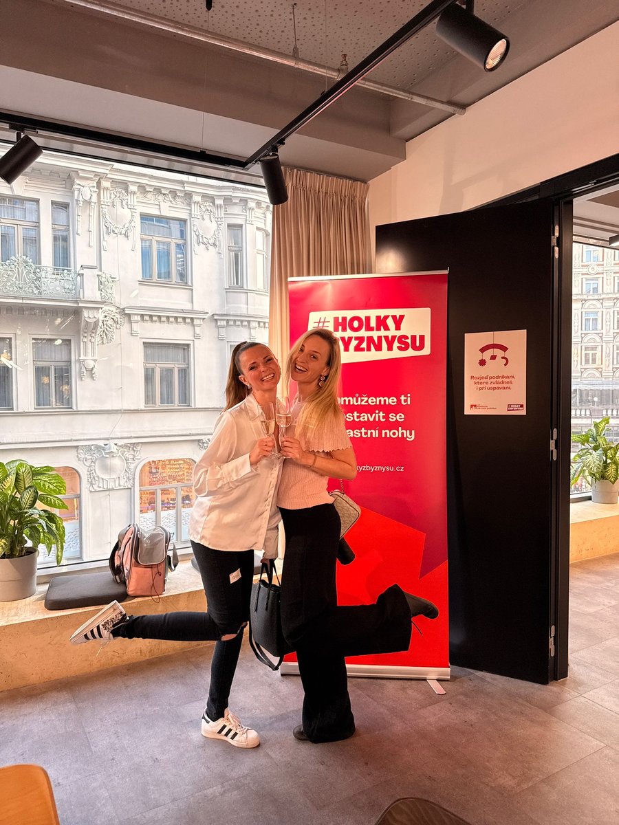 Alice Janáková na networkingu